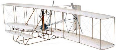 Avion des frères Wright: début XXème siècle, ©Encarta