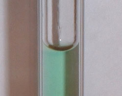 Ménisque d'eau dans un tube de verre © Rob in Space