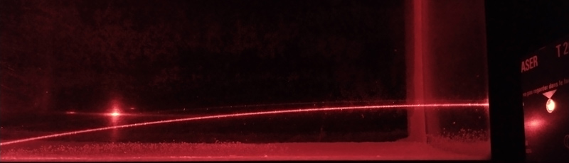 Rayon Laser courbé © Robert In Space