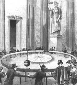 Le pendule au Panthéon en 1851